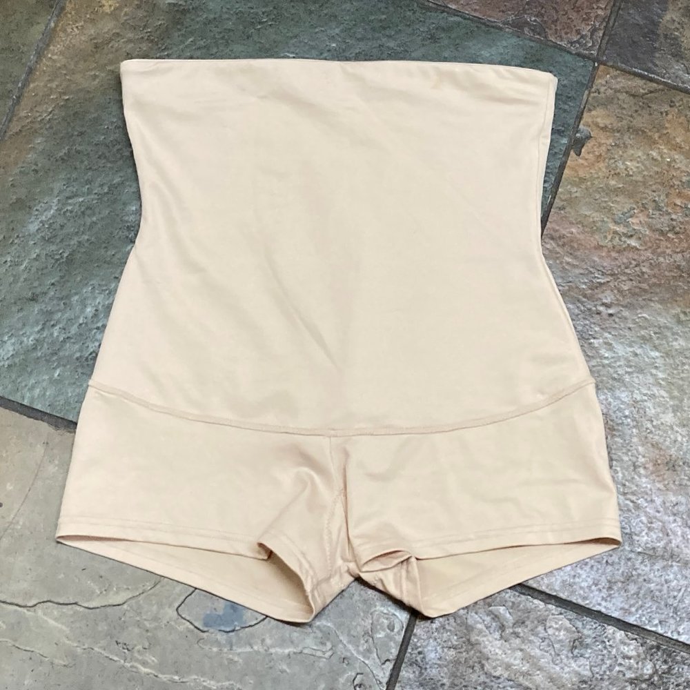 Flexees Large Nude High Waist Shaping Boyshort